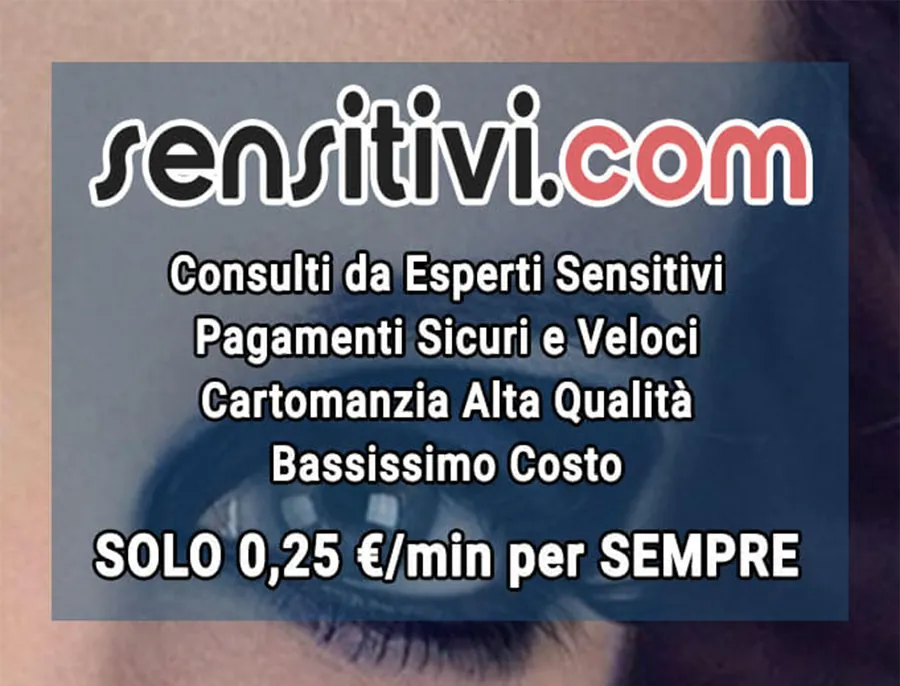 Sensitivi.com – consulti da esperti sensitivi a 0,25 €/min
